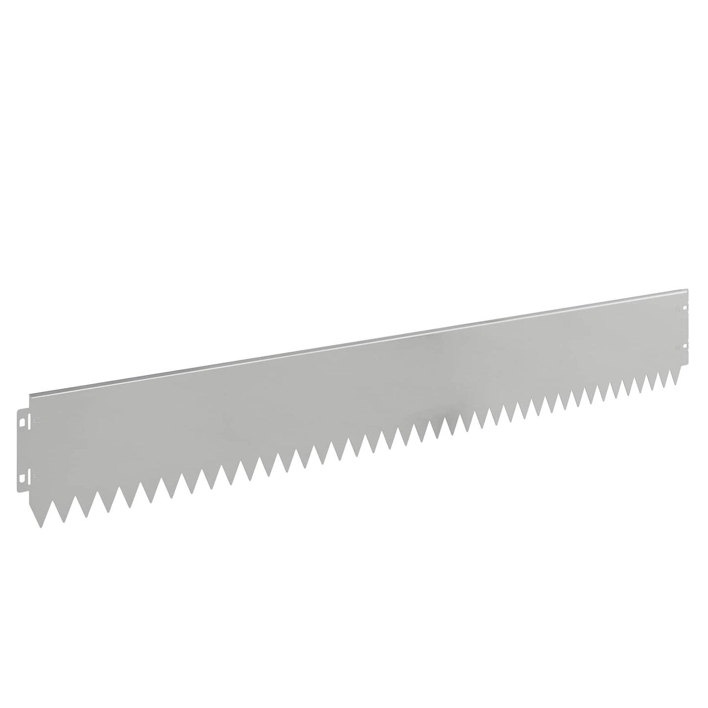 Gazonrand 30 pcs 103 x 15 cm Staal Zilverkleurig