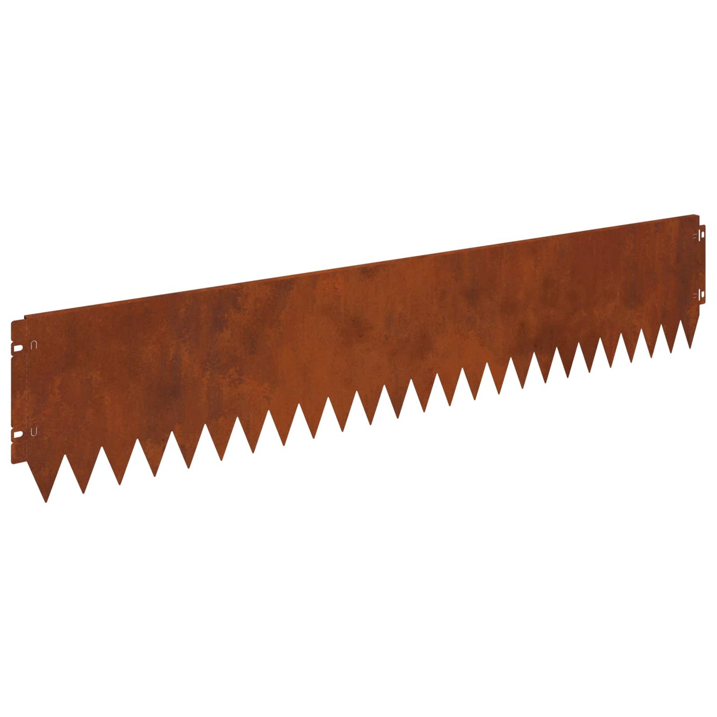 Gazonrand 20 pcs 103 x 20 cm Staal Roestig
