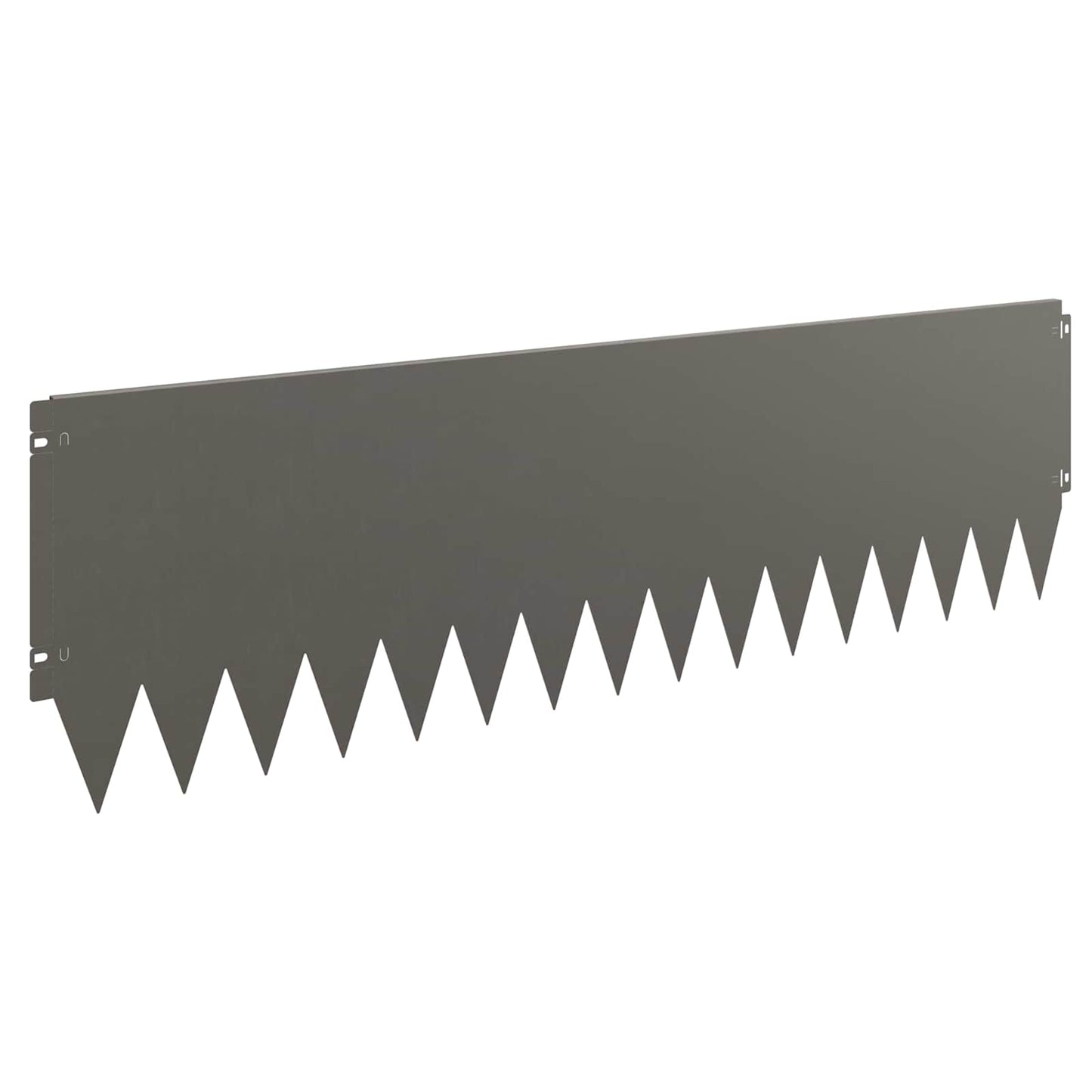 Gazonrand 10 pcs 103 x 30 cm Staal Roestig