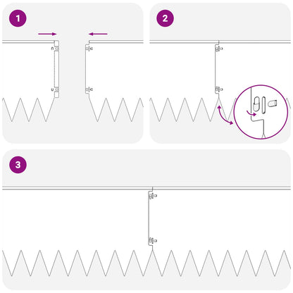 Gazonrand 10 pcs 103 x 30 cm Staal Roestig