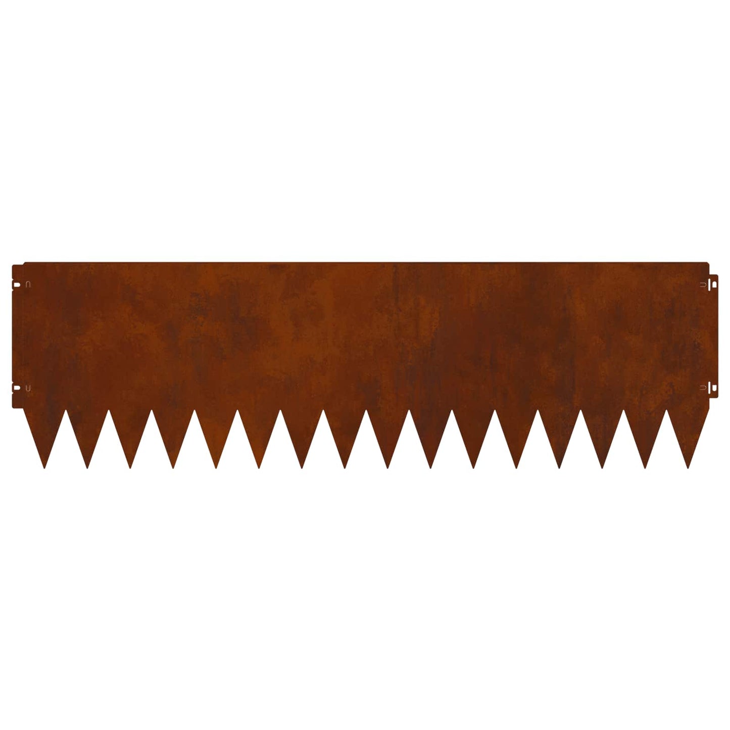 Gazonrand 20 pcs 103 x 30 cm Staal Roestig
