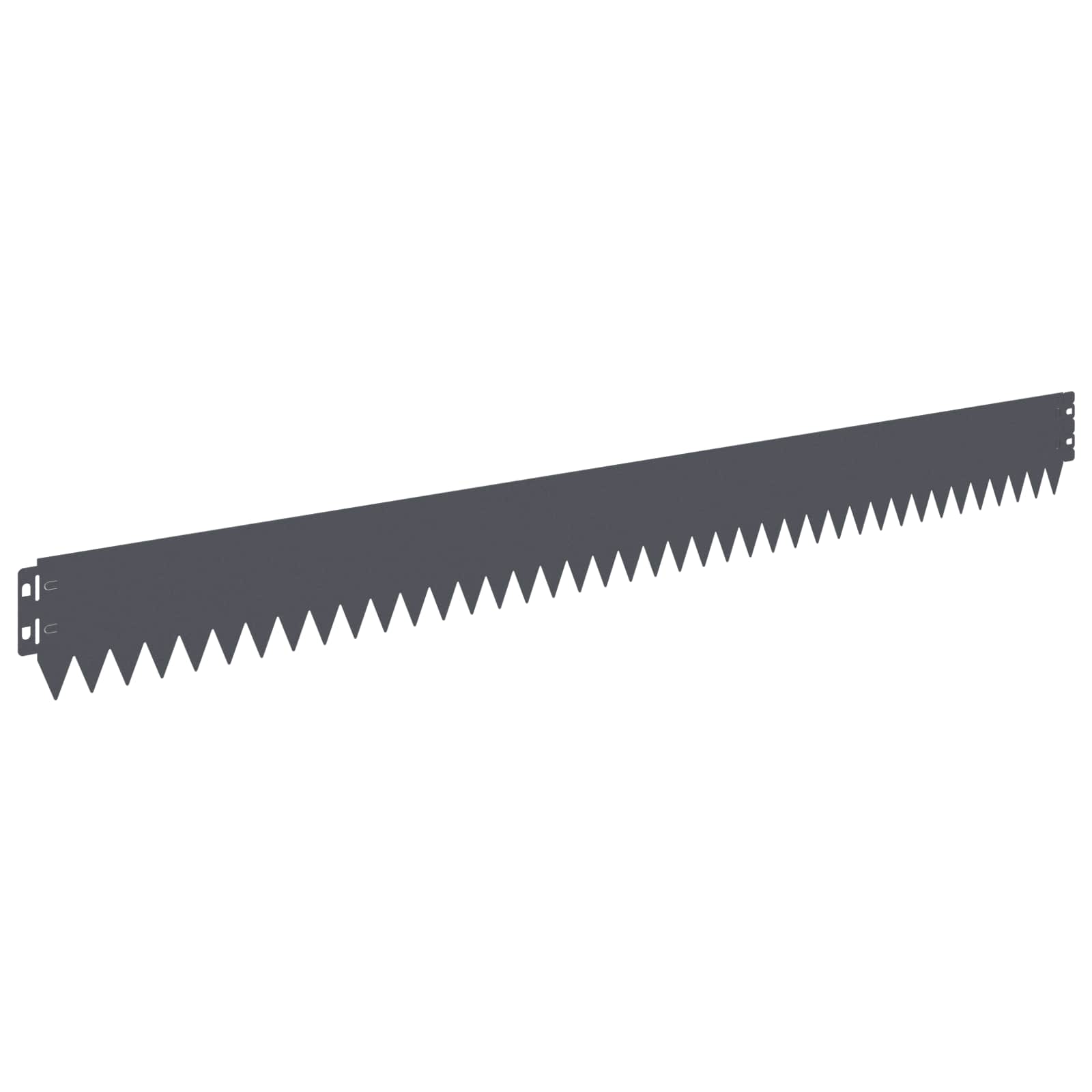 Gazonrand 50 pcs 103 x 10 cm Staal Antracietkleurig