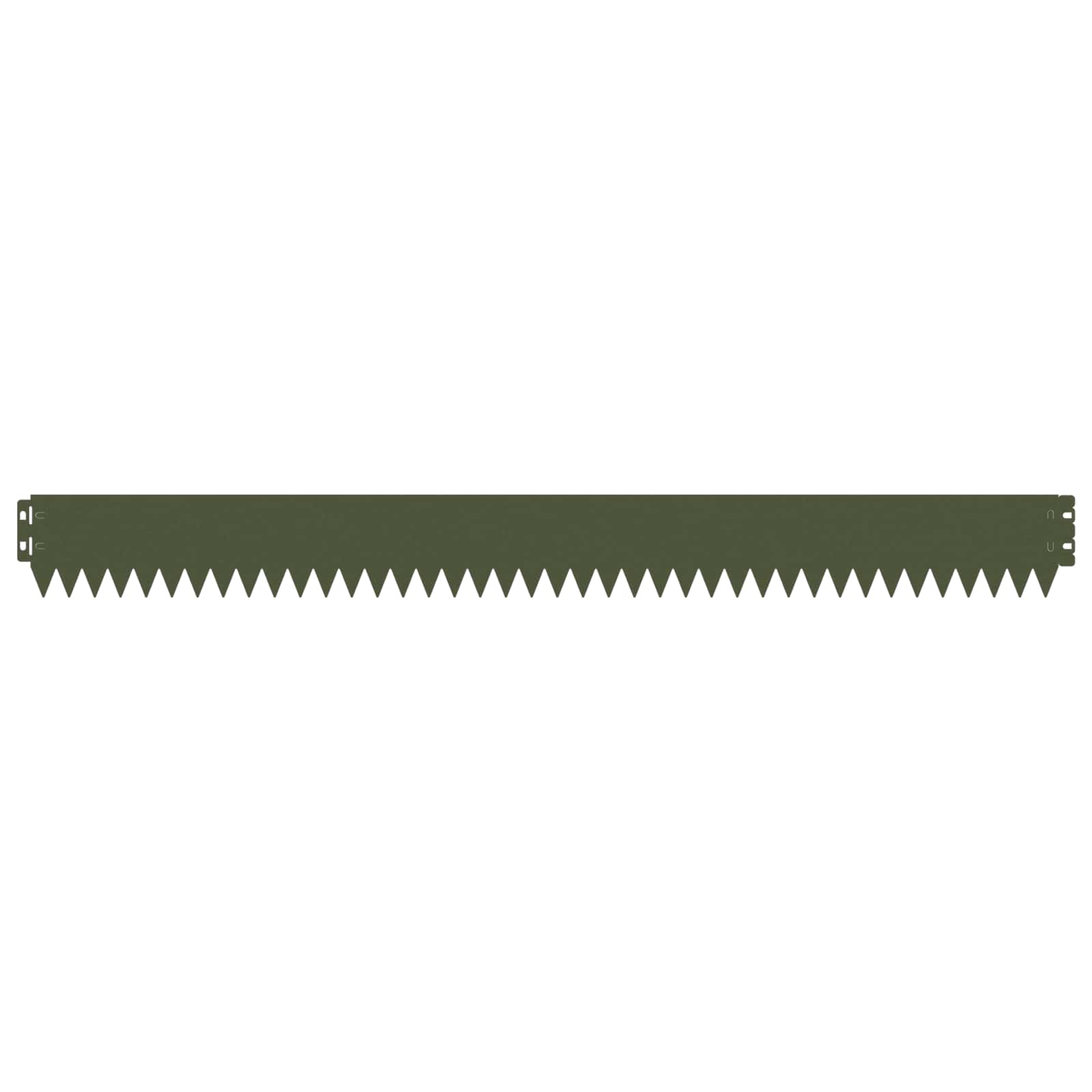 Gazonrand 30 pcs 103 x 10 cm Staal Olijfgroen