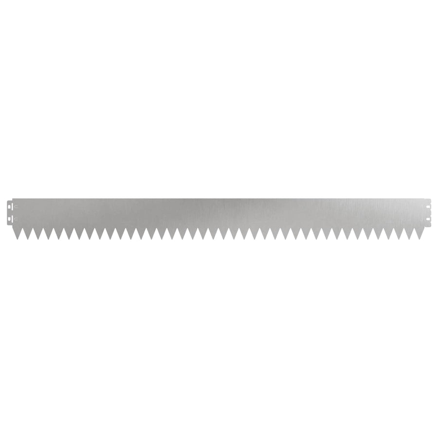 Gazonrand 10 pcs 103 x 10 cm Staal Zilverkleurig