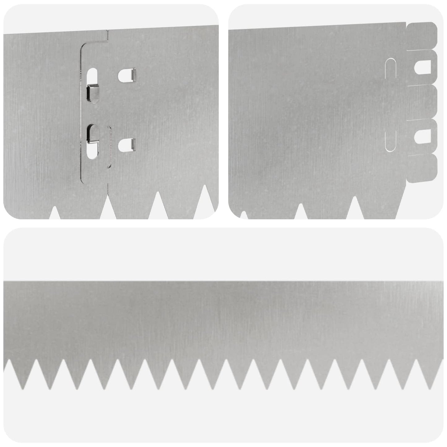 Gazonrand 20 pcs 103 x 10 cm Staal Zilverkleurig