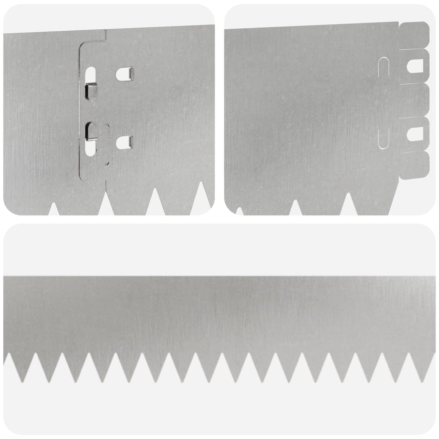 Gazonrand 20 pcs 103 x 10 cm Staal Zilverkleurig