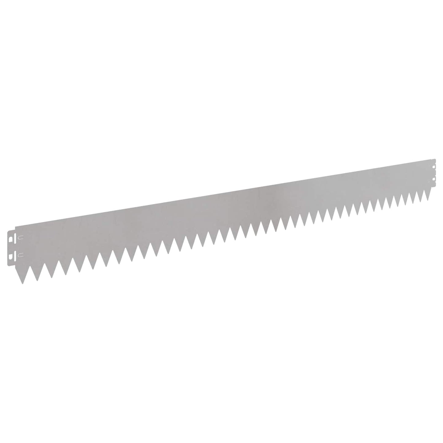 Gazonrand 30 pcs 103 x 10 cm Staal Zilverkleurig