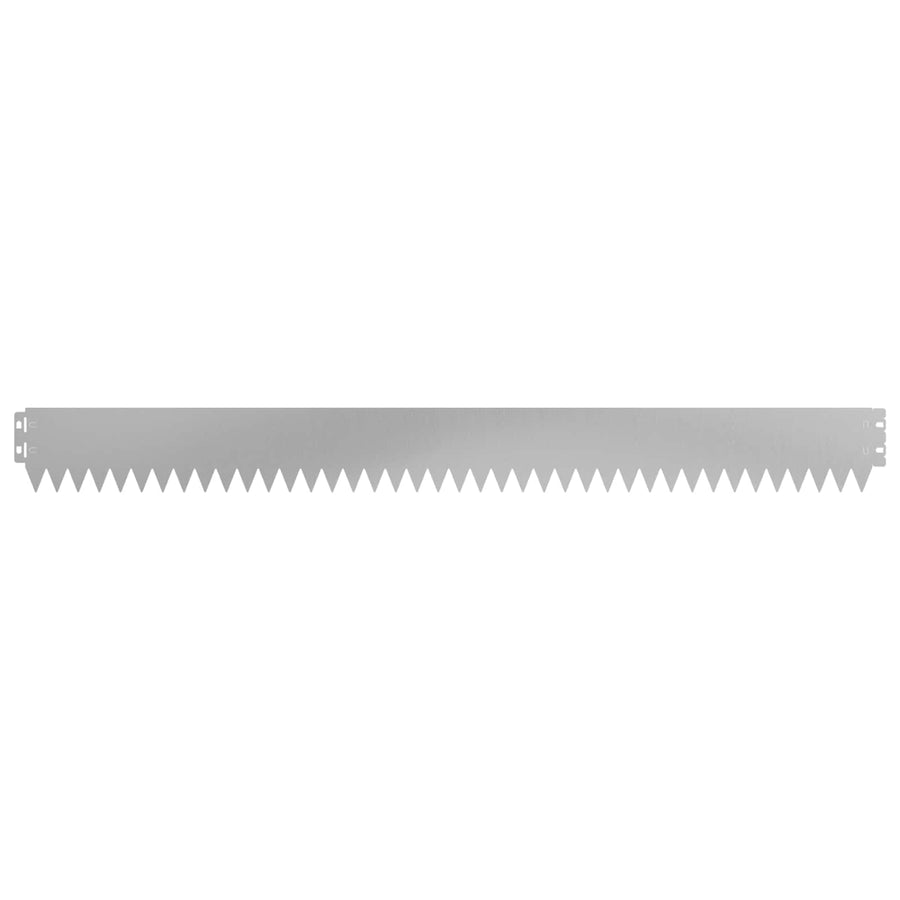 Gazonrand 30 pcs 103 x 10 cm Staal Zilverkleurig