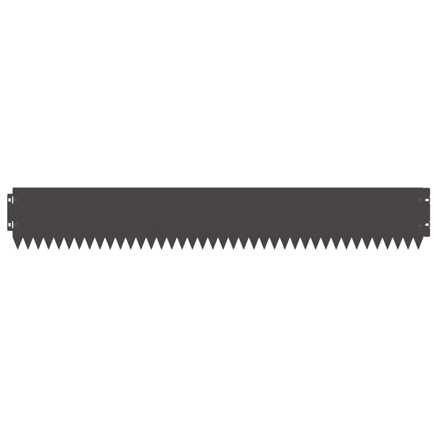 Gazonrand 30 pcs 103 x 15 cm Staal Zwart