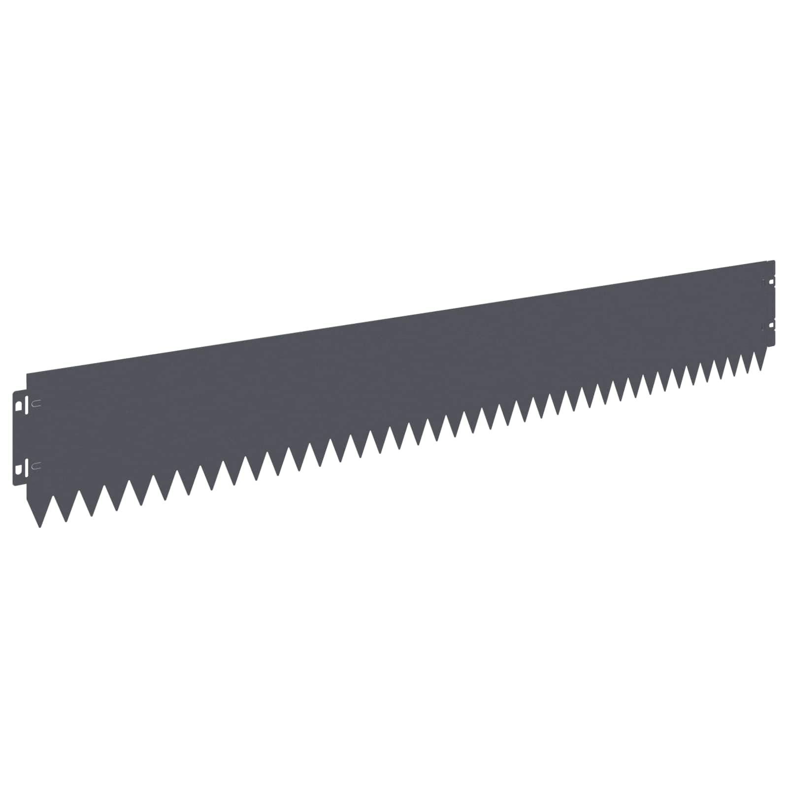 Gazonrand 30 st 103 x 15 cm Staal Antracietkleurig