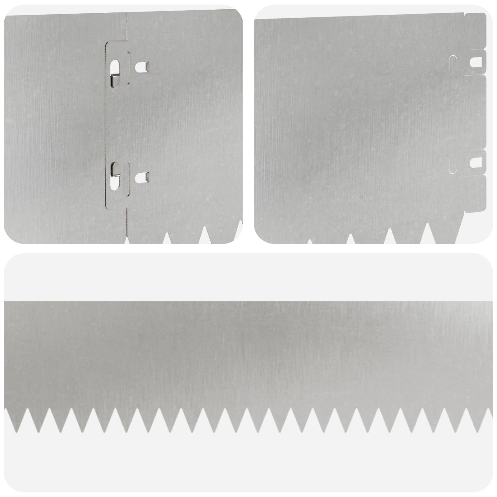 Gazonrand 20 pcs 103 x 15 cm Staal Zilverkleurig