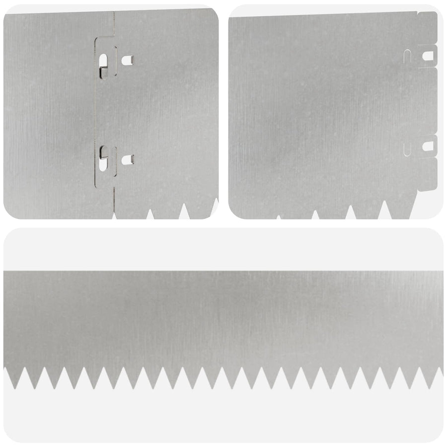 Gazonrand 20 pcs 103 x 15 cm Staal Zilverkleurig