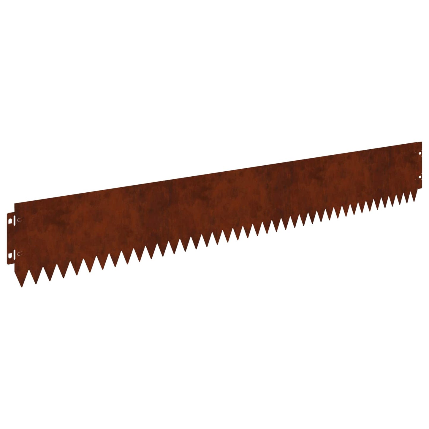 Gazonrand 30 pcs 103 x 15 cm Staal Roestig
