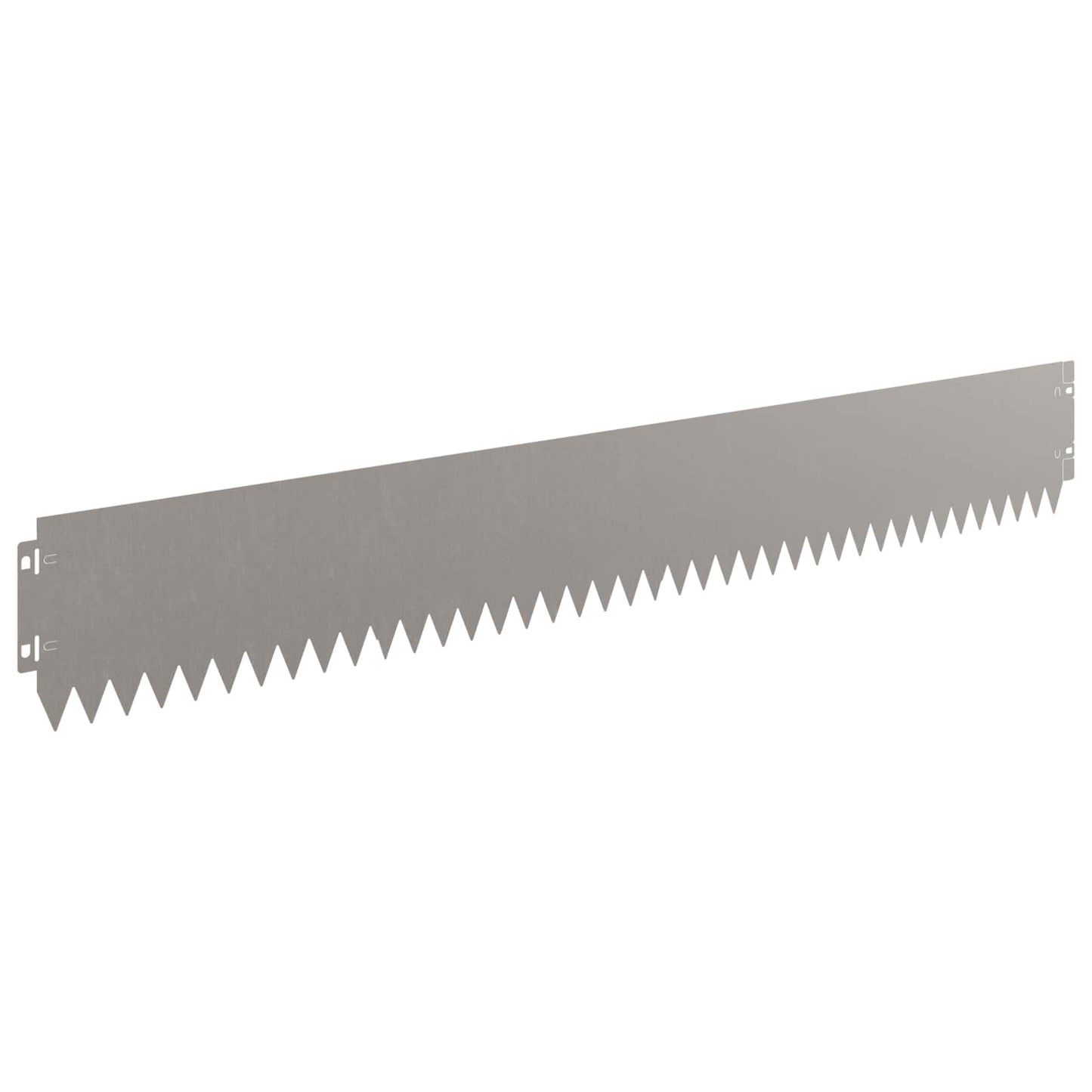 Gazonrand 30 pcs 103 x 15 cm Staal Roestig