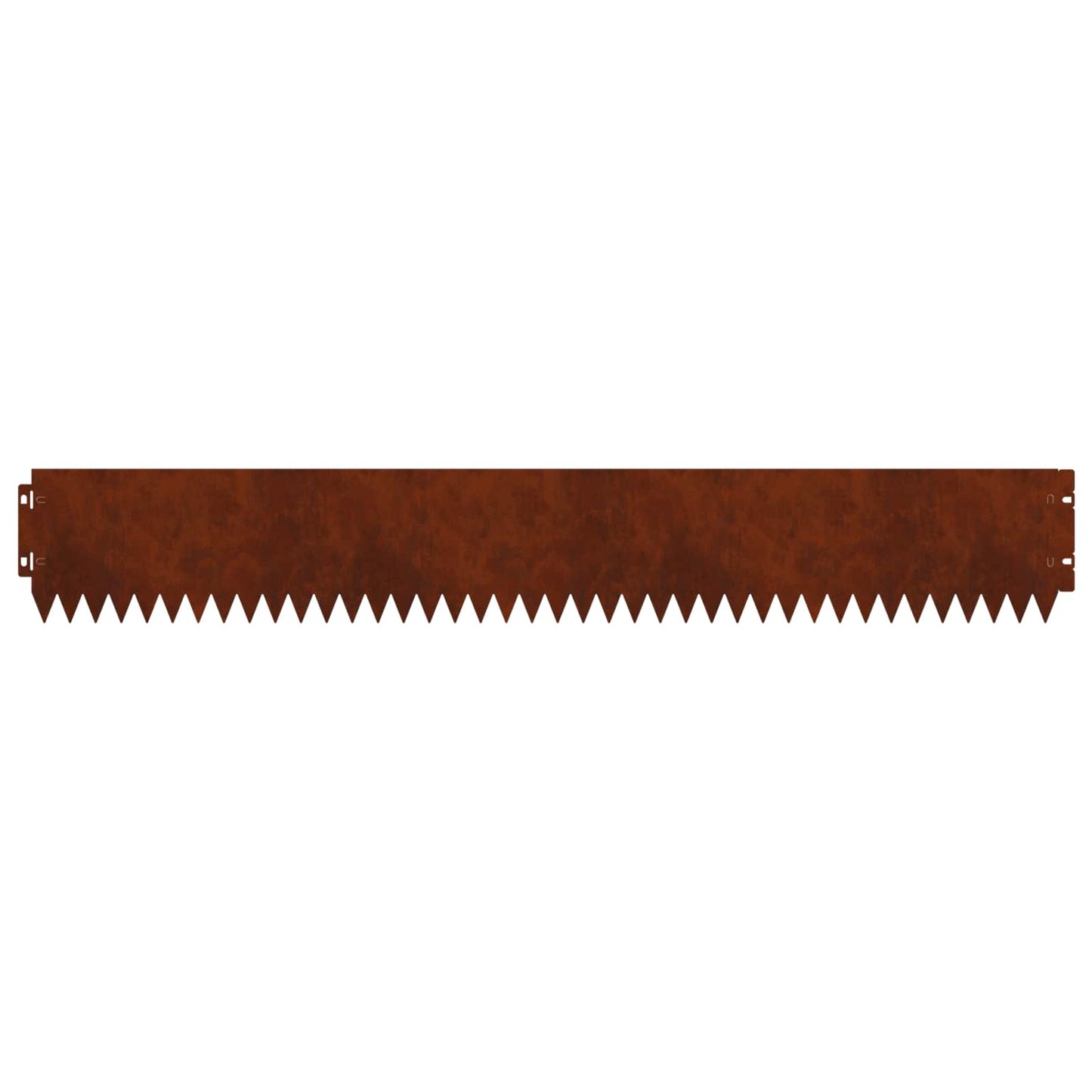 Gazonrand 30 pcs 103 x 15 cm Staal Roestig