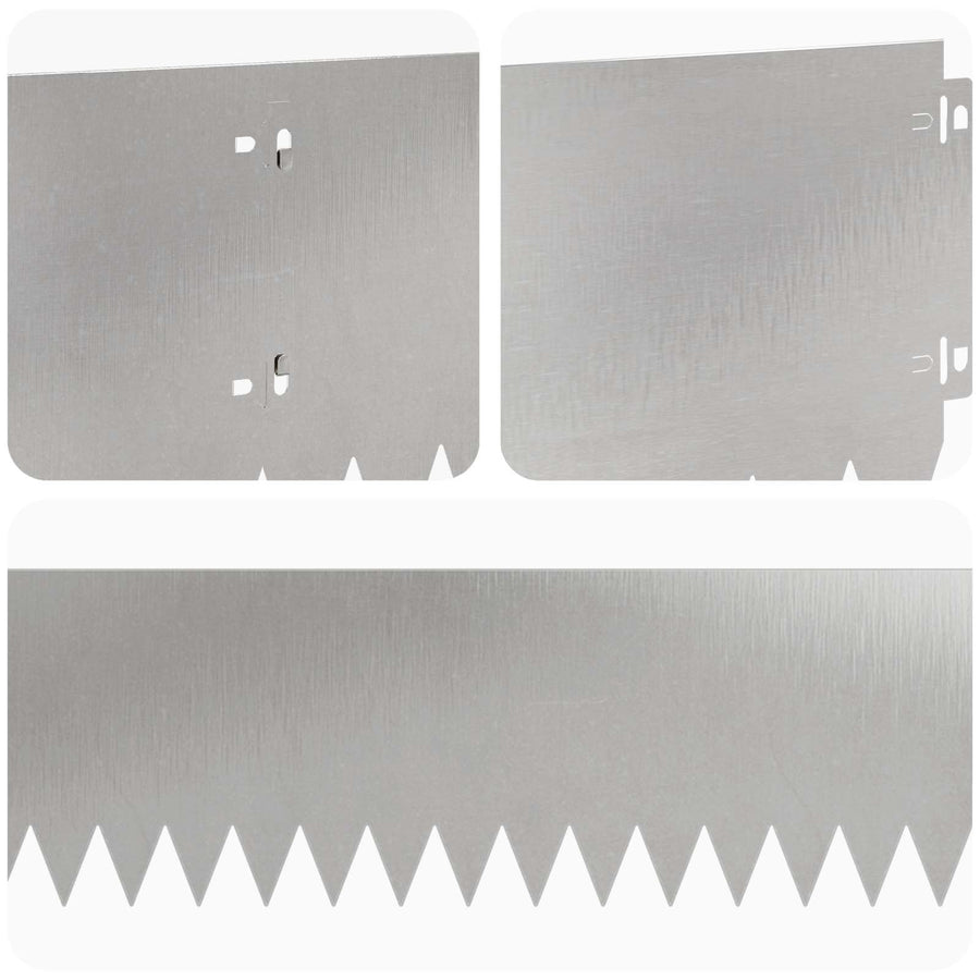 Gazonrand 10 pcs 103 x 20 cm Staal Zilverkleurig