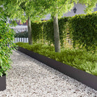 Gazonrand 20 st 100 x 30 cm Staal Zwart