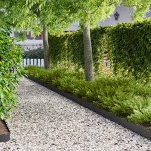 Gazonrand 30 st 103 x 15 cm Staal Zwart