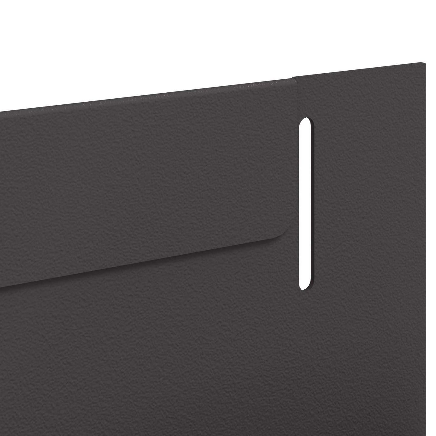 Gazonrand 10 pcs 102 x 4 x 4 cm Staal Zwart
