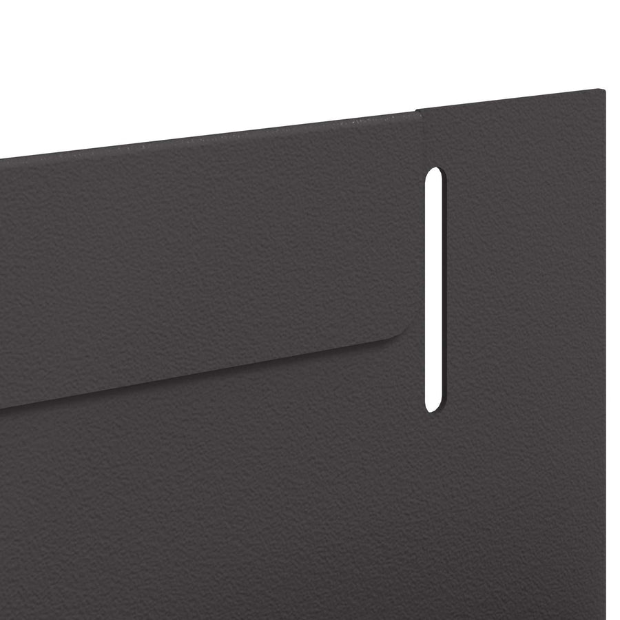 Gazonrand 50 pcs 102 x 4 x 4 cm Staal Zwart
