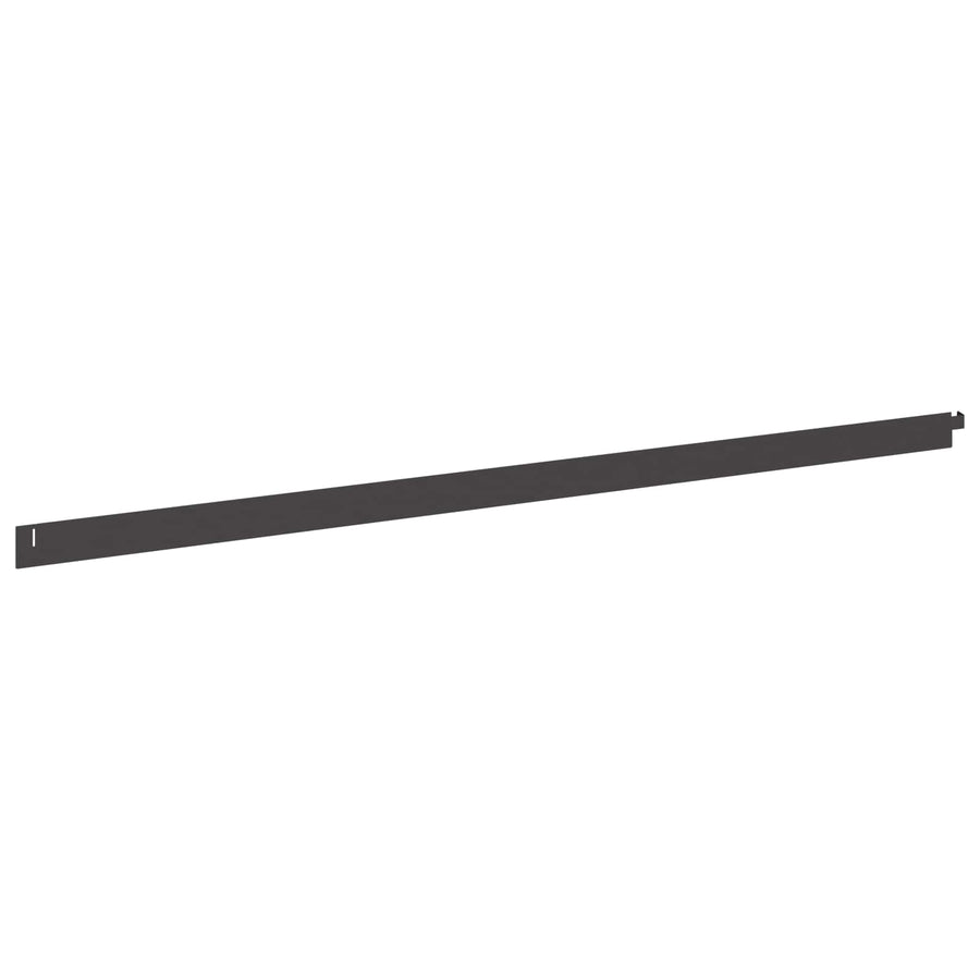 Gazonrand 50 pcs 102 x 4 x 4 cm Staal Zwart