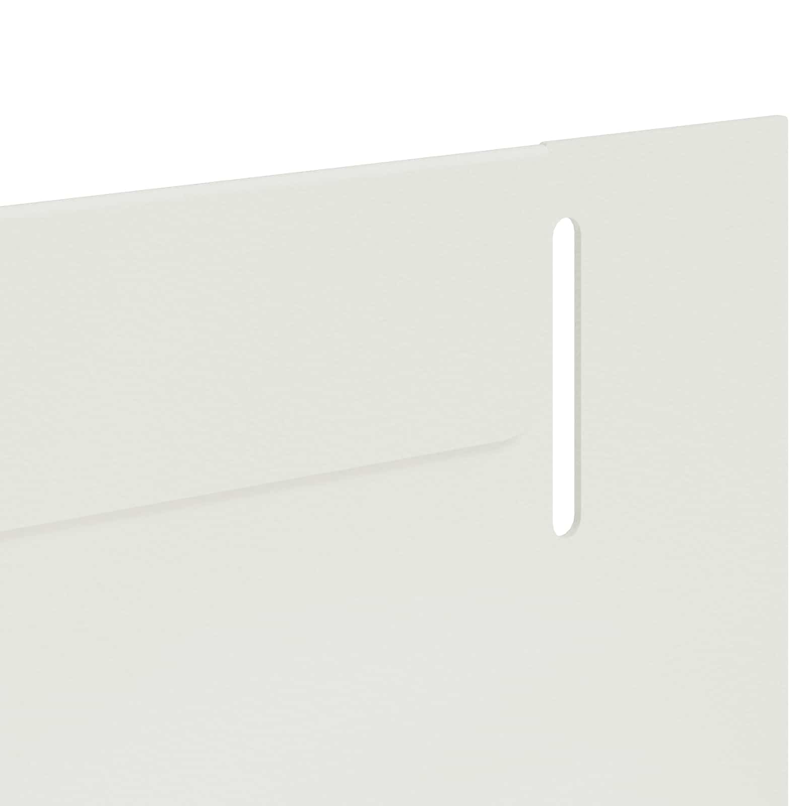 Gazonrand 20 pcs 102 x 4 x 4 cm Staal Wit