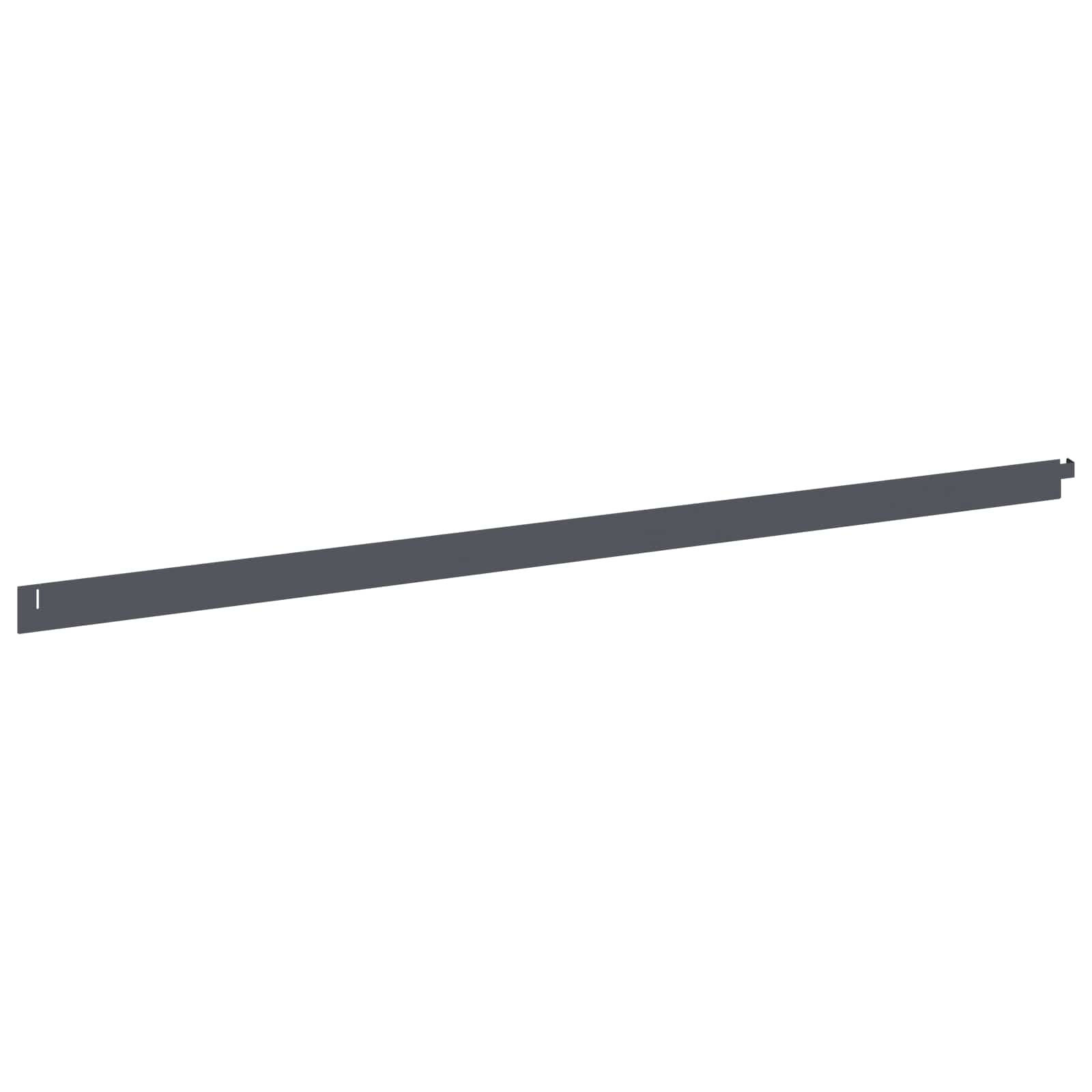 Gazonrand 10 pcs 102 x 4 x 4 cm Staal Antracietkleurig