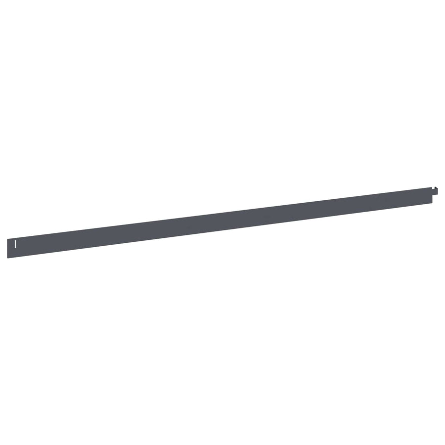 Gazonrand 30 pcs 102 x 4 x 4 cm Staal Antracietkleurig
