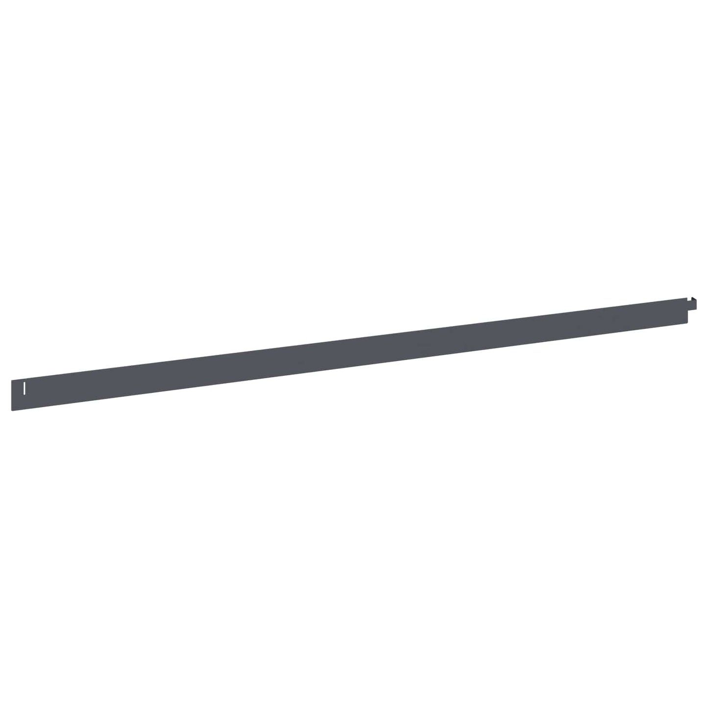 Gazonrand 50 pcs 102 x 4 x 4 cm Staal Antracietkleurig