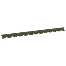 Gazonrand 10 st 102 x 4 x 4 cm Staal Olijfgroen