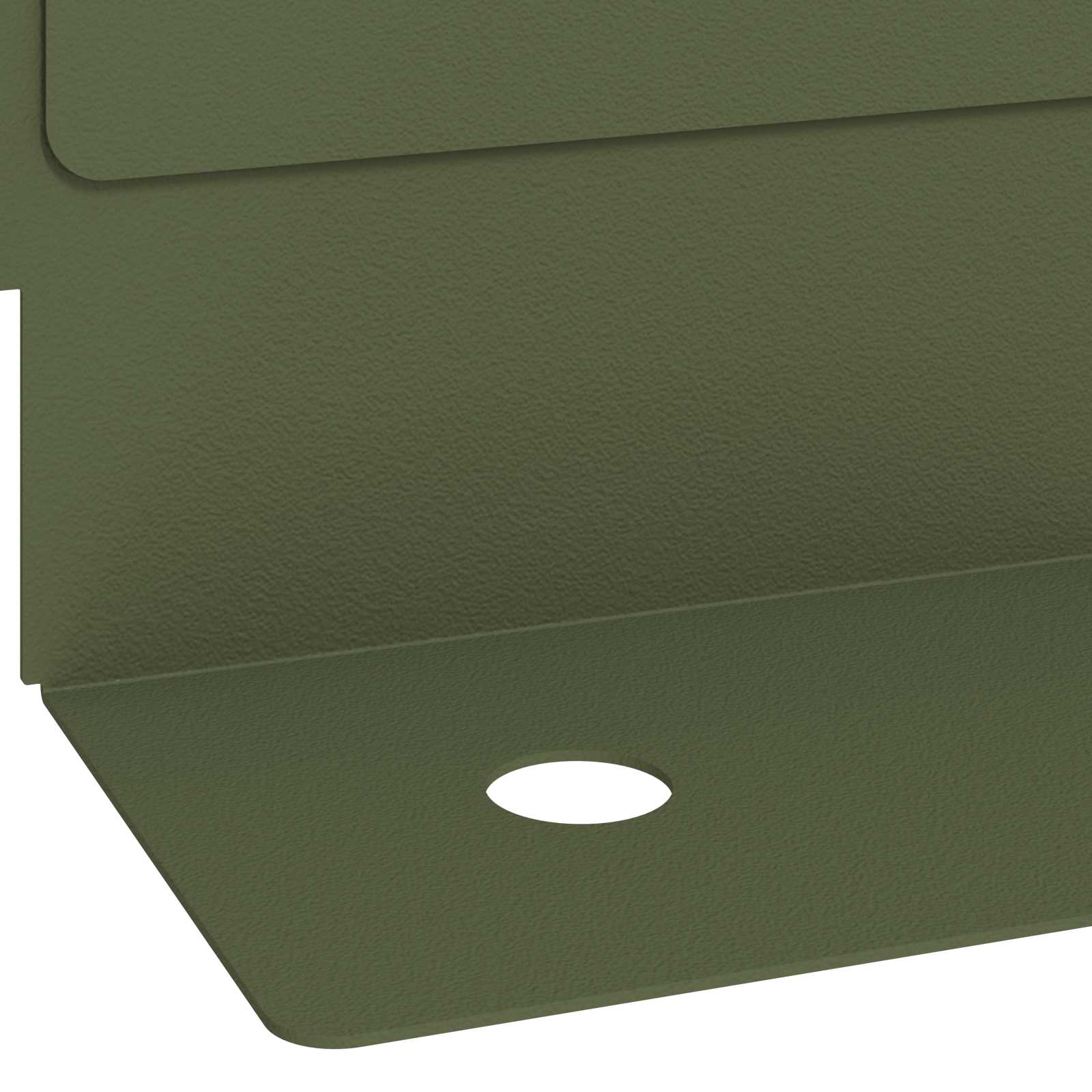 Gazonrand 50 st 102 x 4 x 4 cm Staal Olijfgroen