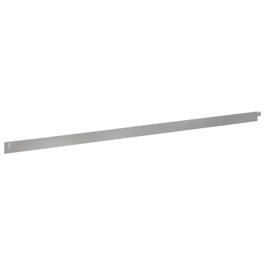 Gazonrand 50 pcs 102 x 4 x 4 cm Staal Zilverkleurig