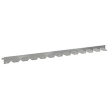 Gazonrand 30 pcs 102 x 4 x 4 cm Staal Zilverkleurig