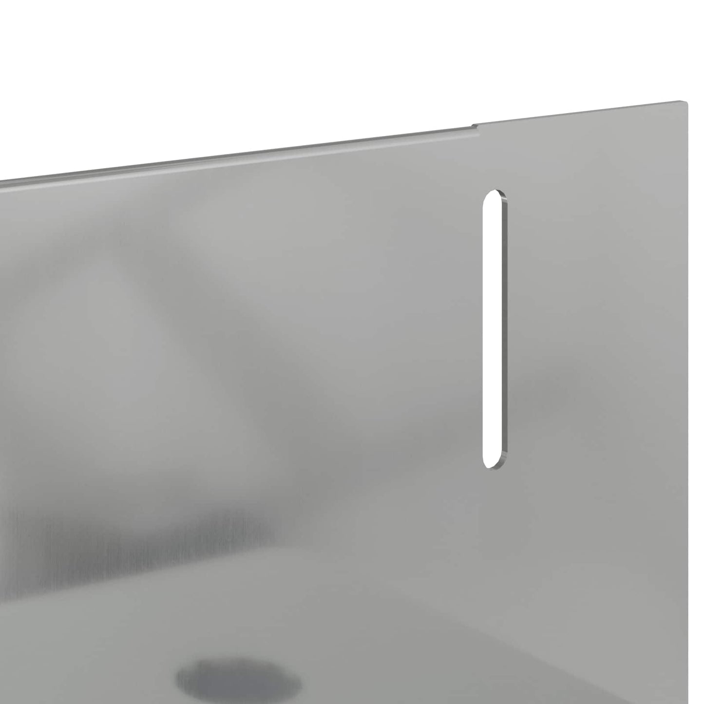 Gazonrand 50 pcs 102 x 4 x 4 cm Staal Zilverkleurig