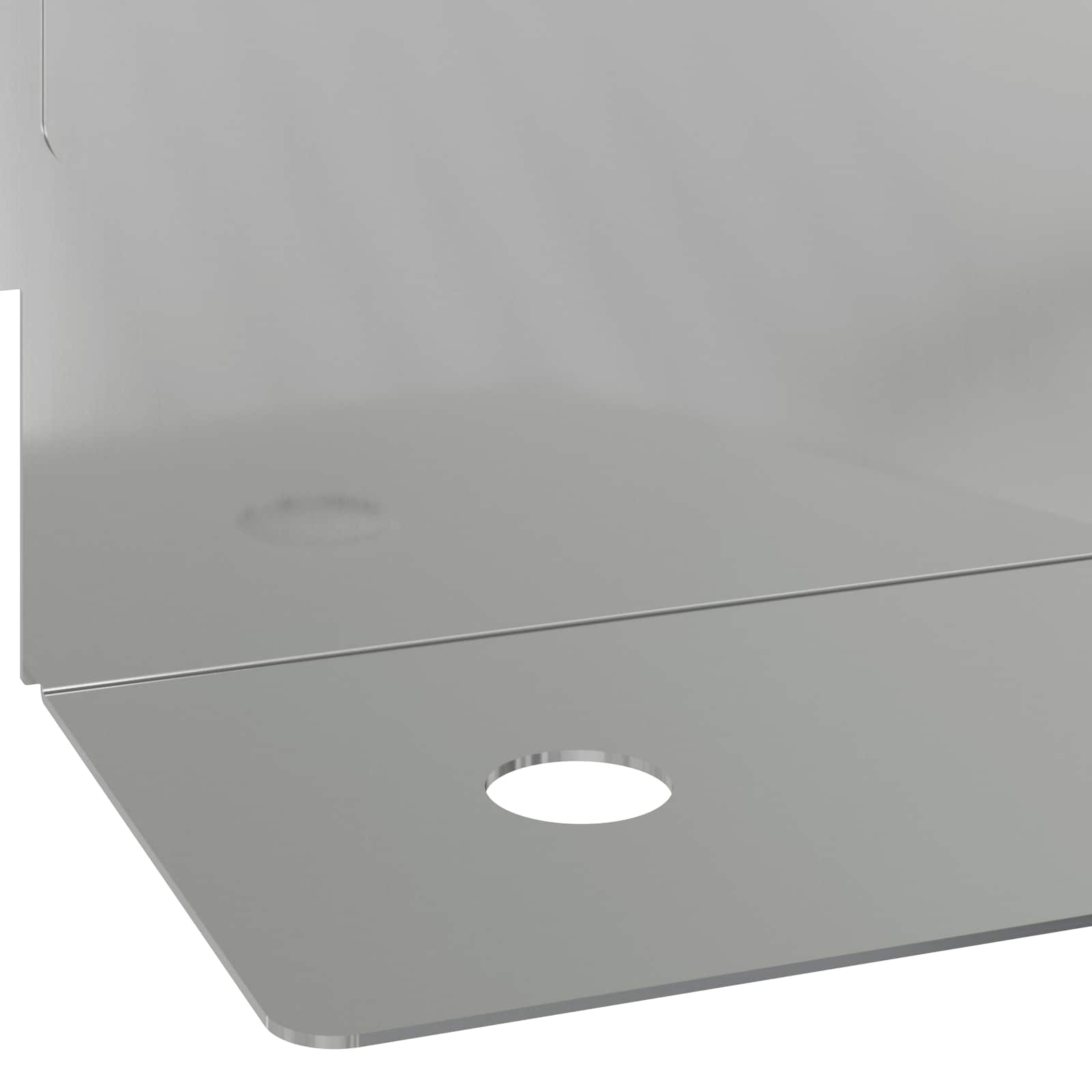Gazonrand 50 pcs 102 x 4 x 4 cm Staal Zilverkleurig