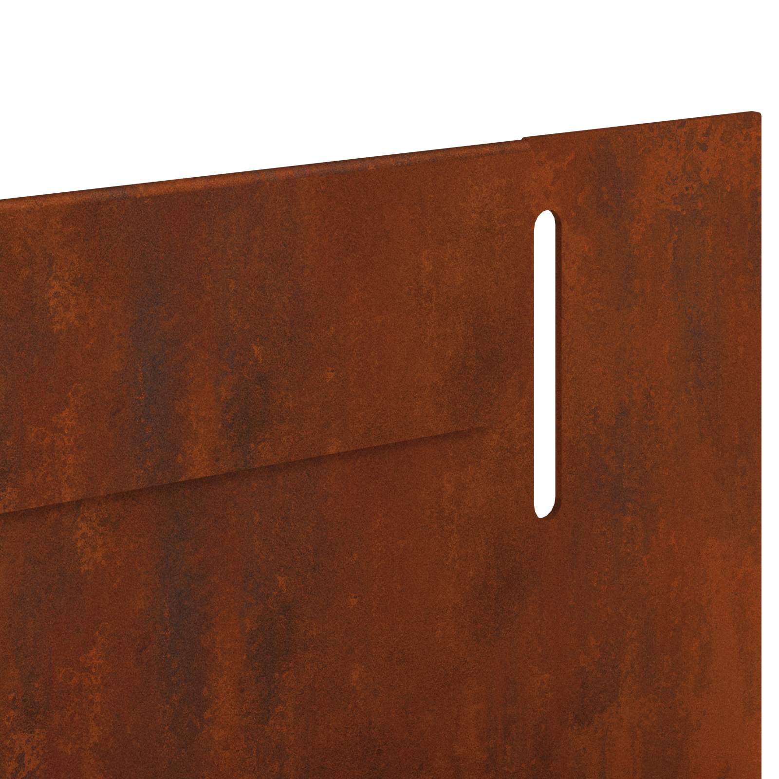 Gazonrand 30 pcs 102 x 4 x 4 cm Staal Roestig