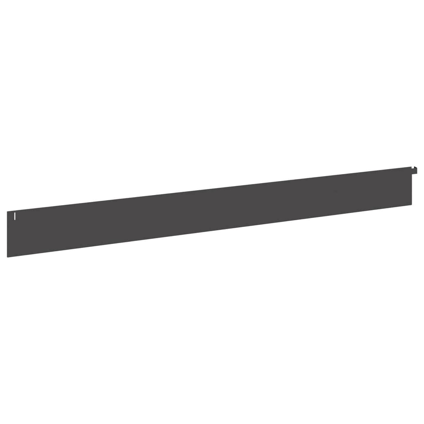 Gazonrand 20 st 102 x 10 x 4 cm Staal Zwart