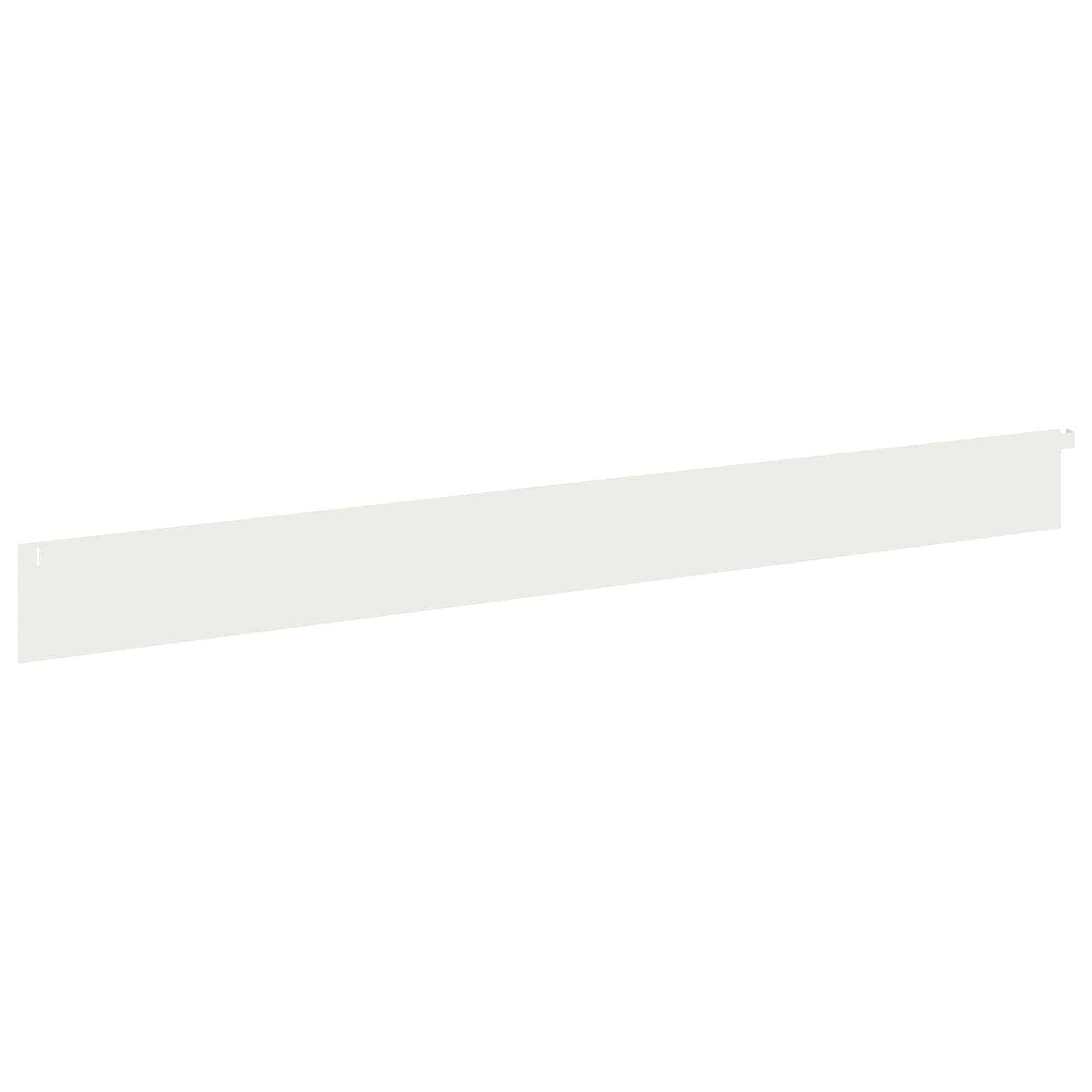 Gazonrand 10 pcs 102 x 10 x 4 cm Staal Wit