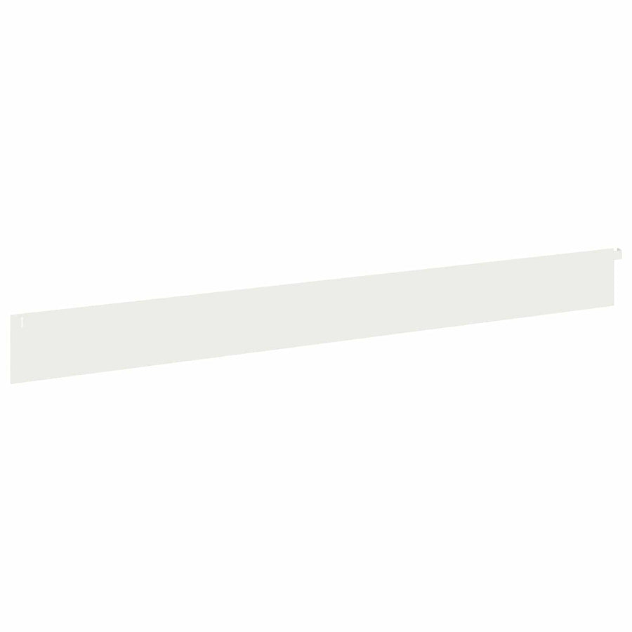 Gazonrand 10 pcs 102 x 10 x 4 cm Staal Wit