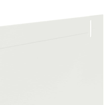 Gazonrand 20 pcs 102 x 10 x 4 cm Staal Wit