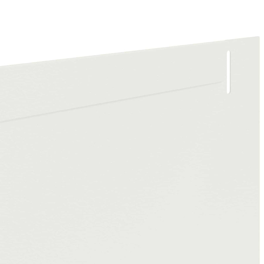 Gazonrand 20 pcs 102 x 10 x 4 cm Staal Wit