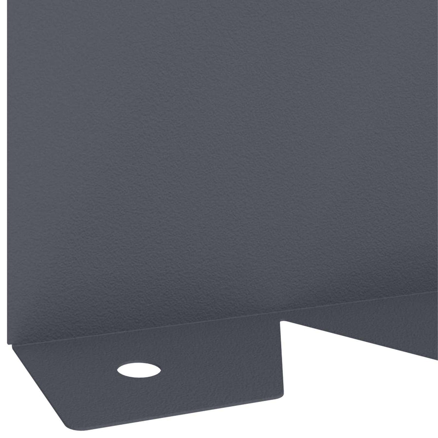 Gazonrand 20 st 102 x 10 x 4 cm Staal Antracietkleurig