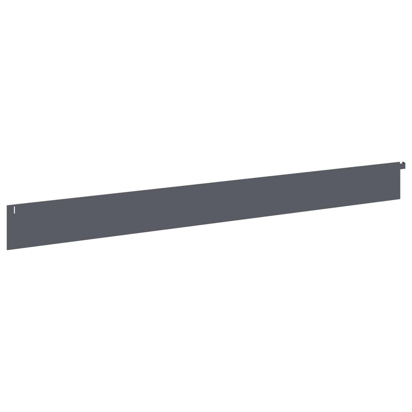 Gazonrand 20 st 102 x 10 x 4 cm Staal Antracietkleurig