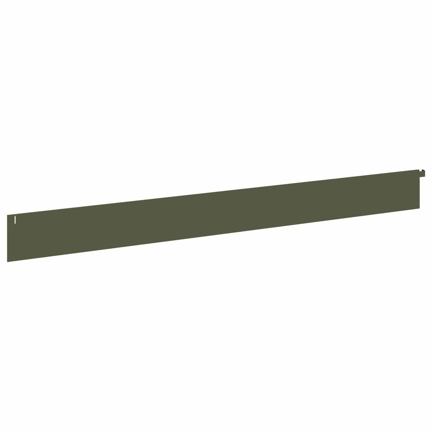 Gazonrand 20 st 102 x 10 x 4 cm Staal Olijfgroen