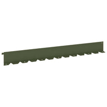 Gazonrand 30 st 102 x 10 x 4 cm Staal Olijfgroen