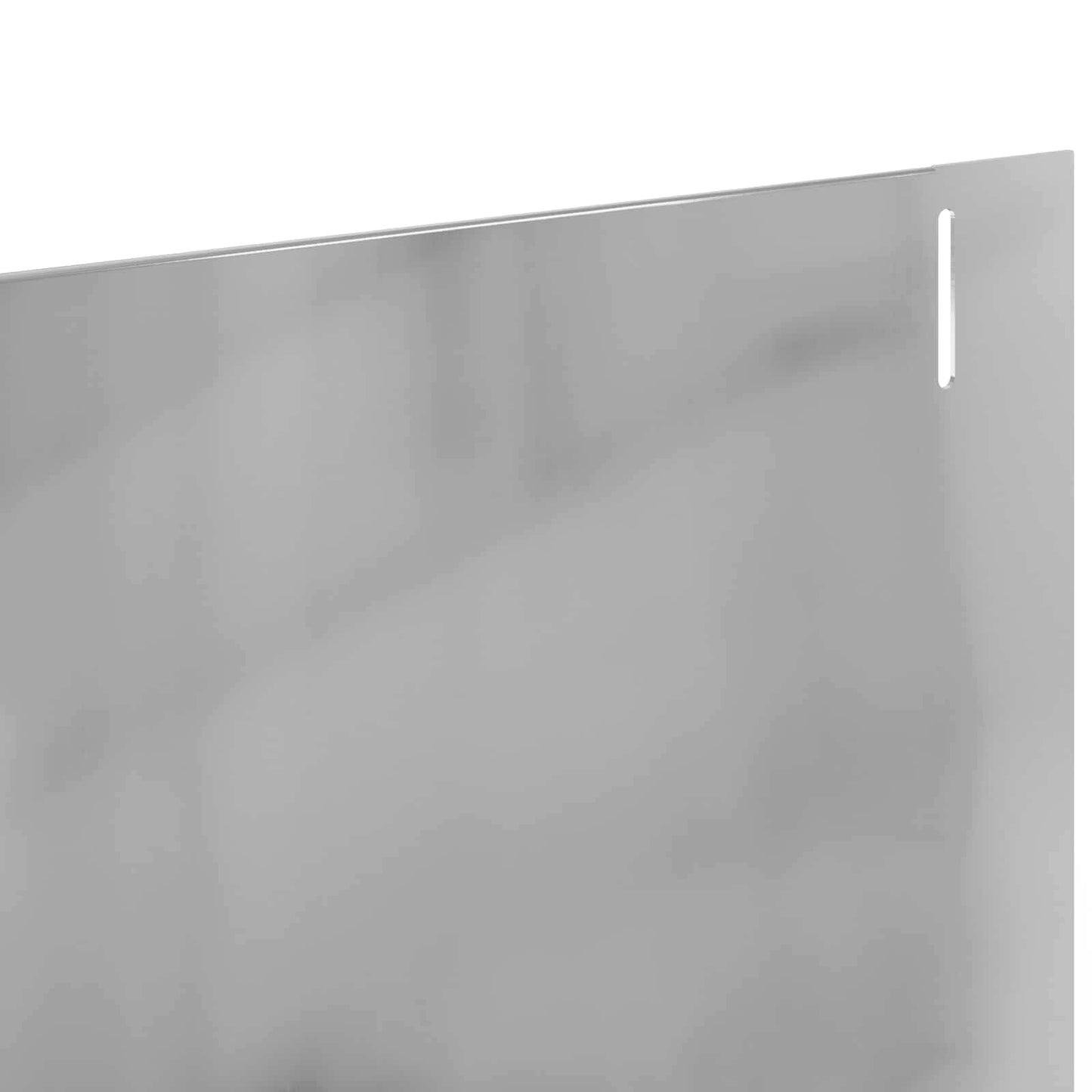 Gazonrand 10 pcs 102 x 10 x 4 cm Staal Zilverkleurig