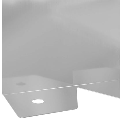 Gazonrand 30 pcs 102 x 10 x 4 cm Staal Zilverkleurig