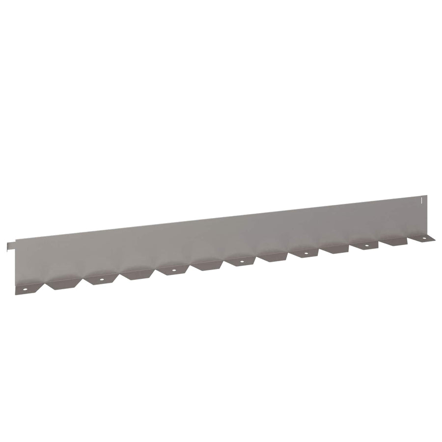 Gazonrand 10 pcs 102 x 10 x 4 cm Staal Roestig