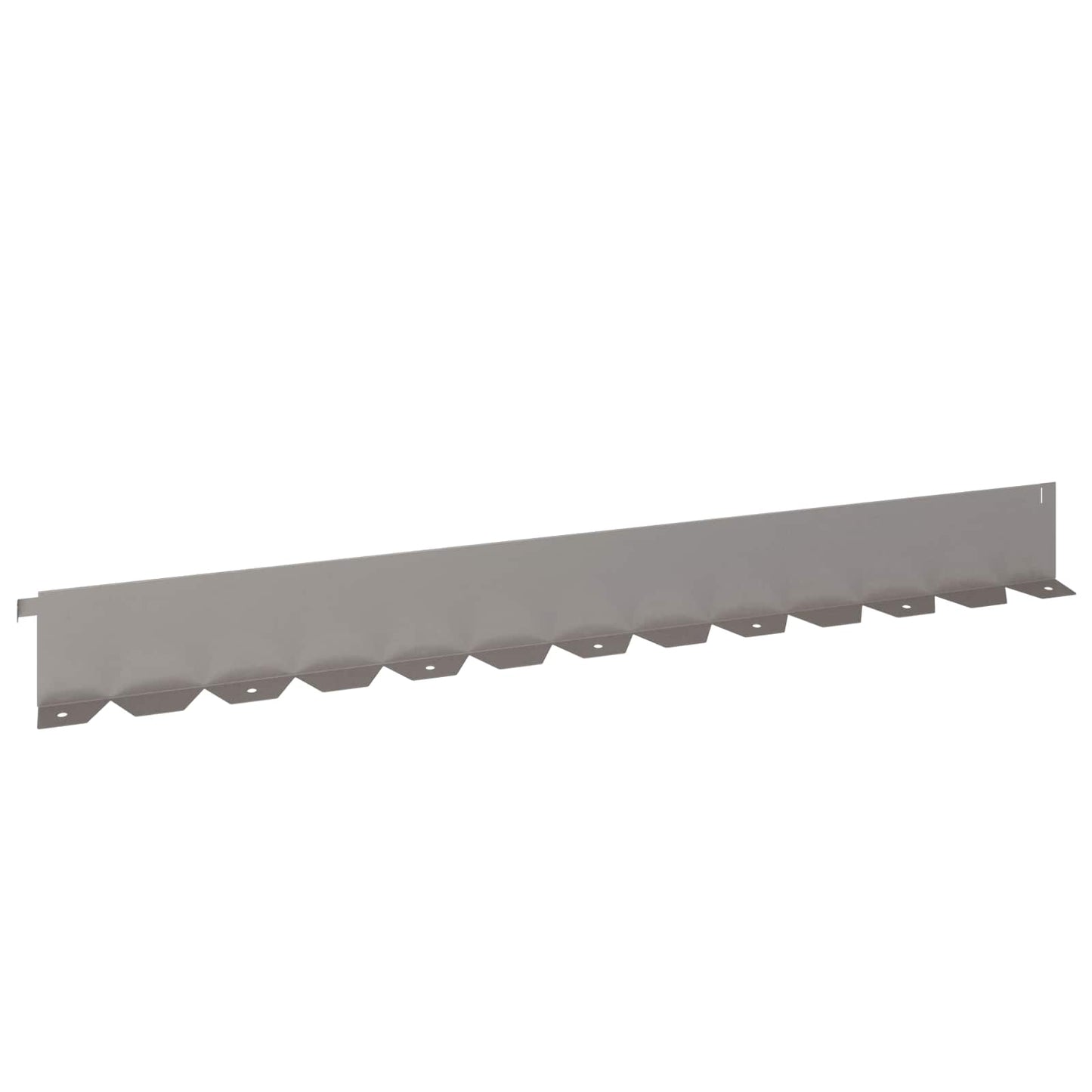 Gazonrand 30 pcs 102 x 10 x 4 cm Staal Roestig