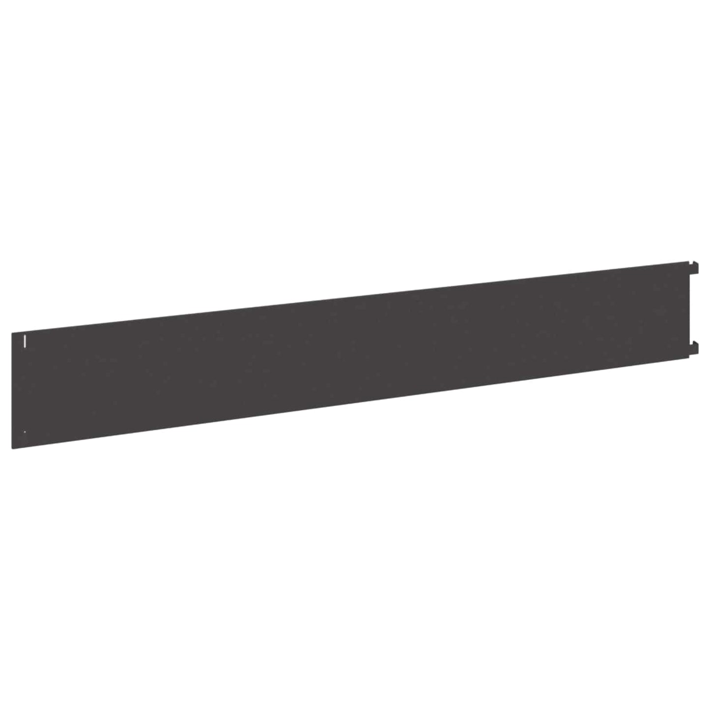 Gazonrand 20 pcs 102 x 15 x 4 cm Staal Zwart